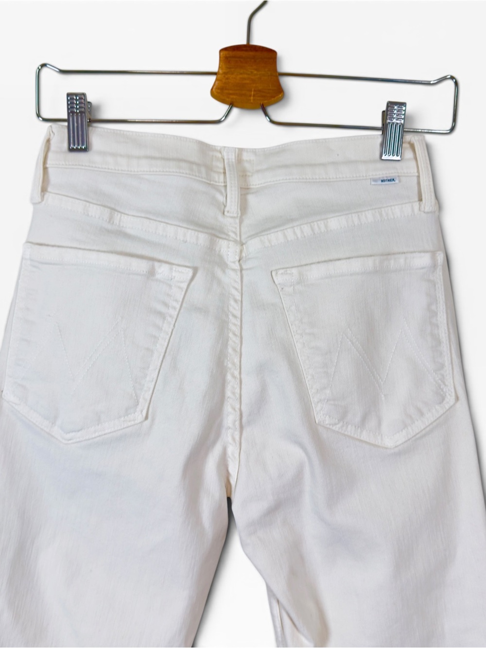 MOTHER Tomcat Ankle Jean in Cream Puffs Size 26 - Picture 8 of 10